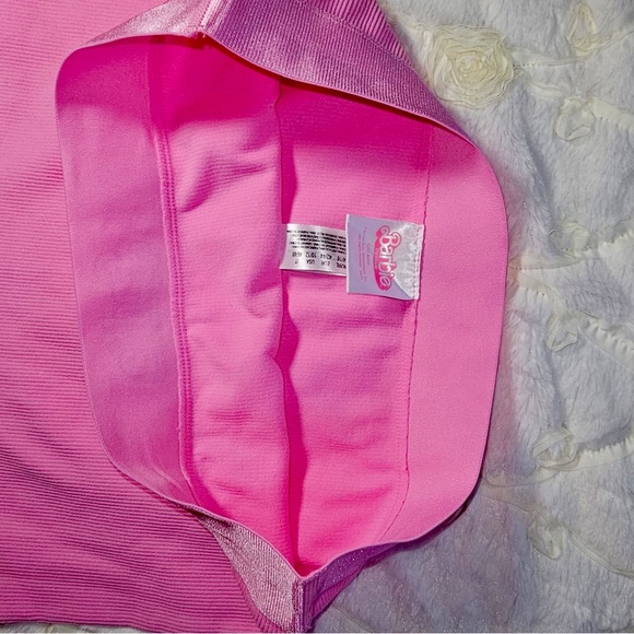 Barbie pink shorts. Loungewear size Large fits 10/12 - Picture 3 of 3